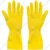 Safety Tools Combo Set of Yellow Rubber Safety Gloves, Chemical Goggle and 3-Ply Face Mask