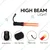 Safety Tools Combo of Safety Jacket with 2 Inch Rflective Tape, 12 Inch Rechargeable Baton Light and Durable Safety Helmet