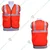 Safety Tools Combo of Safety Jacket with 2 Inch Rflective Tape, 12 Inch Rechargeable Baton Light and Durable Safety Helmet