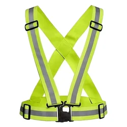 Payuh Safety Jacket Cross Belt Lightweight Comfortable High Visibility
