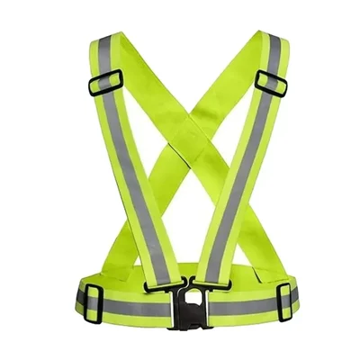 Payuh Safety Jacket Cross Belt Lightweight Comfortable High Visibility(Pack-1 Pcs )