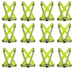 Payuh Safety Jacket Cross Belt Lightweight Comfortable High Visibility