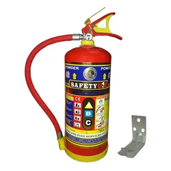SAFETY ONE 6 Kg ABC Powder Type Fire Extinguisher with Wall Mount Hook