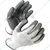Cut Level Nitrile Coated, Pack of 5 Cotton & Polyester, Safety Gloves, White Colour for Industrial use