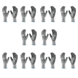 Udyogi 10 Pairs HPU Cut Resistant Safety Gloves (No 9) – Level 3 Protection, Durable Safety Work Gloves