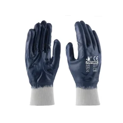 Fortuner Nitrile Fully Dipped Jersey Safety Gloves-Durable, Oil-Resistant(Pack-1 Pair)