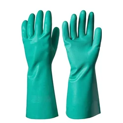 Fortuner BS EN 388 and BS EN 374 Certified Nitrile Chemical Safety Gloves (Pack-1 Pair)