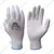 Delight Pack of 12 MPU11-W White PU Coated Gloves(Size-Small)