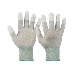 Fortuner ESD PU Finger Tip Safety Hand Gloves, Electrostatic Discharge Protection For Sensitive Electronics Handling(Pack-1 Pair)