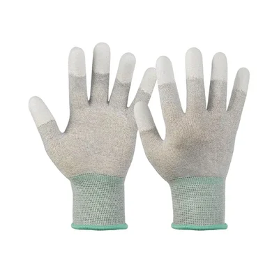 Fortuner ESD PU Finger Tip Safety Hand Gloves, Electrostatic Discharge Protection For Sensitive Electronics Handling(Pack-1 Pair)