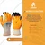 Fortuner Heavy-Duty Reusable Work Safety Gloves With Tiger Print Coating – Multipurpose, Washable & Durable(Pack-1 Pair)