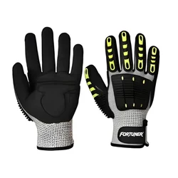 Fortuner Polyester- Anti Impact Cut Resistant Safety Gloves For Superior Protection Against Cuts, Abrasions & Impact Injuries(Pack-1 Pair)