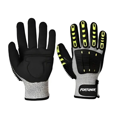 Fortuner Polyester- Anti Impact Cut Resistant Safety Gloves For Superior Protection Against Cuts, Abrasions & Impact Injuries(Pack-1 Pair)