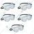 Super Safety Wrap Around Safety Goggles With an Adjustable Strap and 99.9% UV Protection(Pack-1 Pcs )
