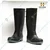 Hillson Torpedo 15 Inch Black & Grey Steel Toe Safety Gumboots (Size-6)