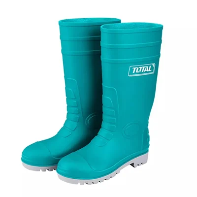 Total 44 Size 15 Inch Pvc Safety Gumboots with Steel Toe Cap (TSP302SB.44)