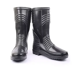 Hillson Welsafe 12.5 Inches Safety Gumboots, Dual Density & Low Abrasion PVC Outsole(Size-6)