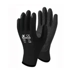 Fortuner Black On Black Crinkle Latex Coated Gloves Provide Excellent Protection Against Abrasions & Light Chemicals
