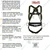 ISSAFE (ISF-14) Full Body Safety Harness For Controlled Descent, Tested & Certified With IS-3521 (PART 1 2021) CE & ANSI