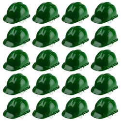 Heavy Duty Green Pack of 20 Safety Helmet for Industrial Purposes, Construction