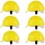 Heavy Duty Pack of 6 Adjustable Safety Helmet for Multipurpose Industrial Uses
