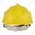 Heavy Duty Pack of 2 Adjustable Safety Helmet - HDPE, Non-Ratchet, Nylon Chin Strap for Men & Women, Colour - Yellow