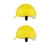 Heavy Duty Pack of 2 Adjustable Safety Helmet - HDPE, Non-Ratchet, Nylon Chin Strap for Men & Women, Colour - Yellow