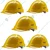 Udyogi Fusion 6000 Series Safety Helmet – Yellow Colour, High Impact Protection For Industrial Use (Pack-1 Pcs)