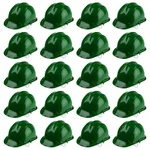 Heavy Duty Green Pack of 20 Safety Helmet for Industrial Purposes, Construction