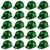 Heavy Duty Green Pack of 20 Safety Helmet for Industrial Purposes, Construction