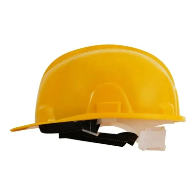 Payuh Nap Safety Helmet ISI Marked Yellow, 260g, Heavy Duty, Cradle Type Support, Without Ratchet(Pack-1 pc)