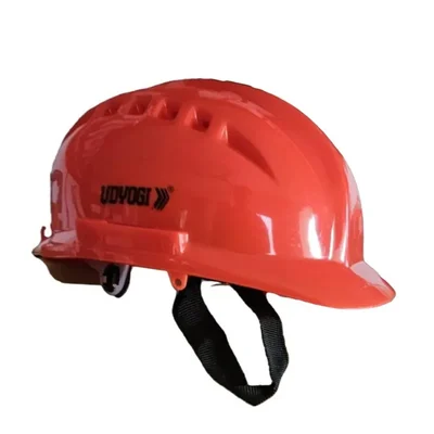 Udyogi Ultra Vent 7000 HDPE Safety Helmet (Orange Colour)–Slip Fit, Ventilated Design (Pack-1 Pcs)