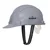 Karam PN501 Safety Helmet with Protective Peak with Nape Type Adjustment (Color-White,Pack-1 Pcs)