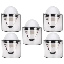 Super Safety Helmet With Attached Face Shield (Pack-5 Pcs)