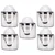 Super Safety Helmet With Attached Face Shield (Pack-5 Pcs)