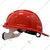 Aktion Industrial Safety Helmet with Rachet Type Reflective Band & Adjustable Chin Strap