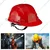 Aktion Industrial Safety Helmet with Rachet Type Reflective Band & Adjustable Chin Strap