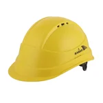 Karam (PN542) ISI Marked Safety Helmet with Ratchet Type Adjustment For Outdoor Head Protection (Yellow)