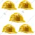 Udyogi Ultra Vent 7000 HDPE Safety Helmet (Yellow Colour)–Slip Fit, Ventilated Design (Pack-1 Pcs)
