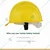 CHANDOK Safety Helmet Hard Hat Head Protection Outdoor Work Construction (Yellow)(Pack-1 pc)