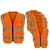 Payuh Jumbo 120 GSM 2" Hi-Vis Safety Jacket With Zipper - Colour: Orange(Pack-1 Pcs)