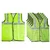 Premium Quality Pack of 50 1" Reflective Tape Safety Jacket With 50 GSM Thickness (Color-Green)