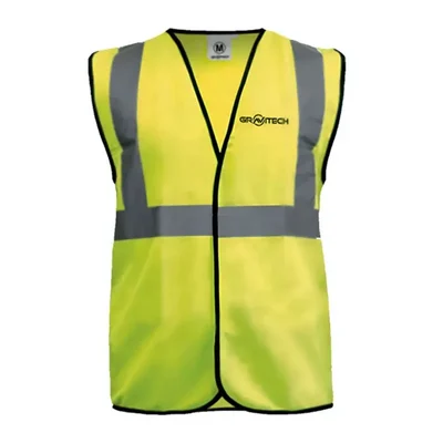 Gravitech 120 GSM Green Colour Safety Jacket With 2" High Grade Reflective Fabric Tape (GI-RJ-02)(Pack-1 Pcs )