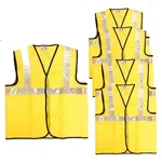 Payuh Economy 60 GSM 2" Safety Jacket, Heavy Velcro - Yellow