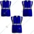 Gravitech  Pack Of 3,12,24 Pcs Safety Jacket, 120 GSM Blue Colour With 2" High Grade Reflective Fabric Tape (GI-RJ-02)(Pack-3 Pcs)