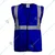 Gravitech 120 GSM Blue Colour Safety Jacket With 2" High Grade Reflective Fabric Tape (GI-RJ-02)(Pack-1 Pcs )
