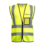 Gravitech 120 GSM Green Colour Safety Jacket With 2" High Grade Reflective Fabric Tape (GI-RJ-04)