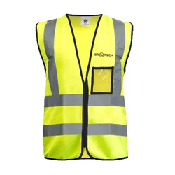 Gravitech 120 GSM Green Colour Safety Jacket With 2" High Grade Reflective Fabric Tape (GI-RJ-04)
