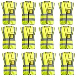 Gravitech 120 GSM Green Colour Safety Jacket With 2" High Grade Reflective Fabric Tape (GI-RJ-04)