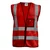 Gravitech 120 GSM Red Colour Safety Jacket With 2" High Grade Reflective Fabric Tape (GI-RJ-04)(Pack-1 Pcs )